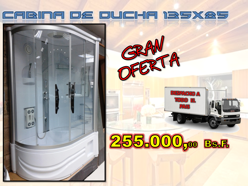 Cabina de ducha 135x85  &middot; Confikom